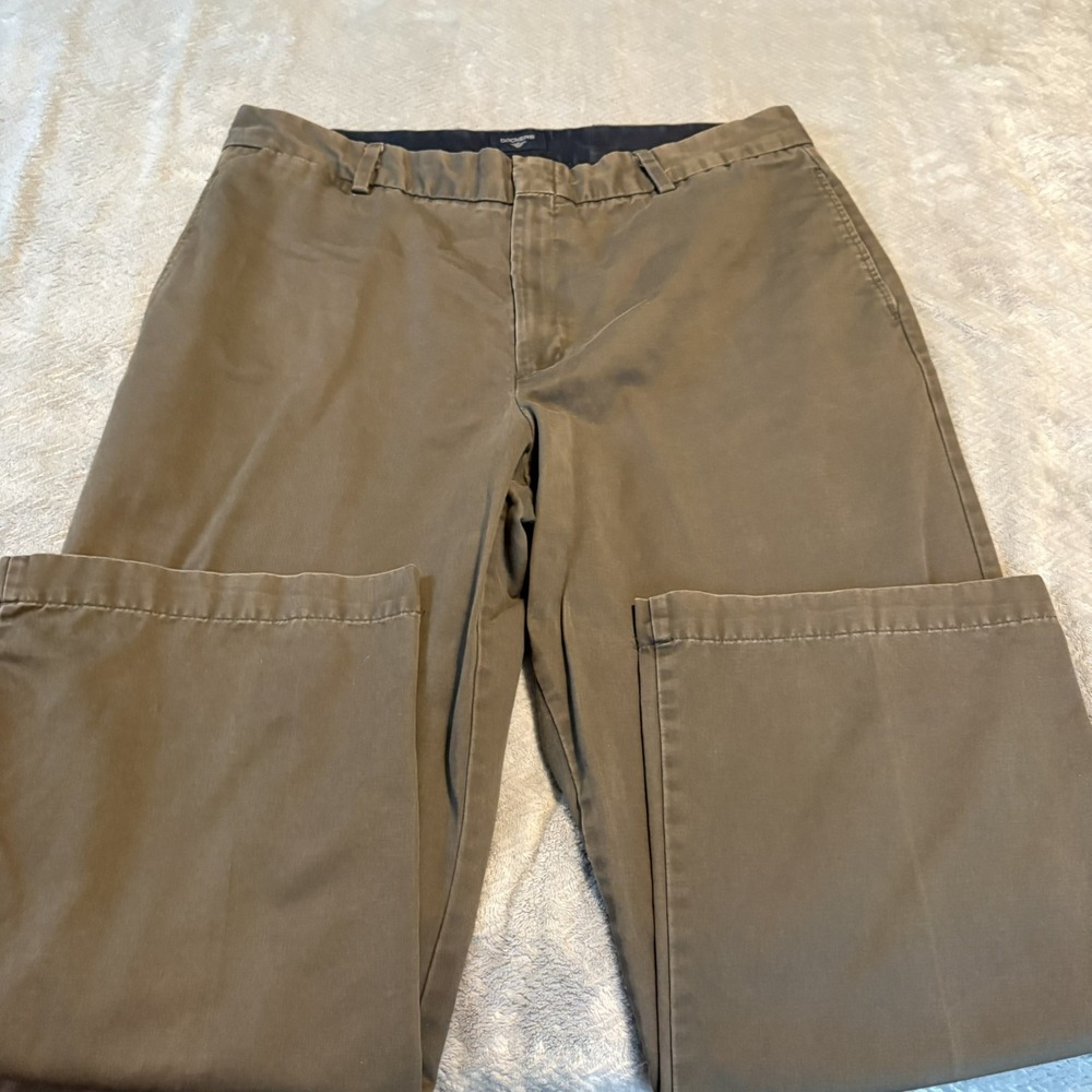 Dockers The Stain Defender Khaki Pants Mens Size 38x30 Dark Tan/Brown